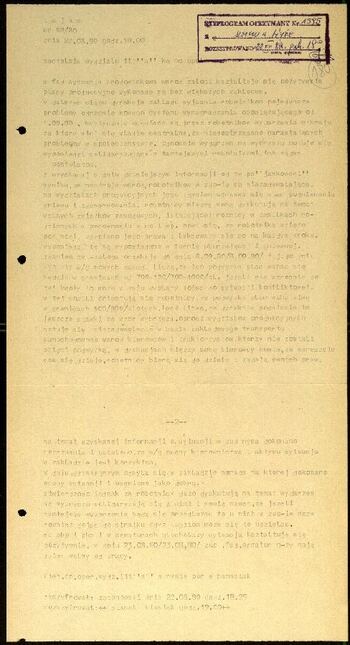 Lato `80 - meldunki od 18.08.1980 do 09.09.1980