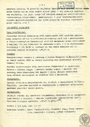 "Samodzielność" - Biuletyn Informacyjny NSZZ "Solidarność" Bielskiego Przedsiębiorstwa Budownictwa Przemysłowego #8