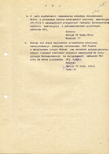 1980 grudzień 15, Radom – Ocena sytuacji operacyjno-politycznej oraz plan pracy w sprawie obiektowej krypt. „Sezam II” na MKZ NSZZ „Solidarność” w Pionkach. #6