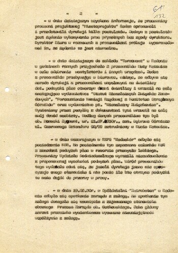 1980 wrzesień 19, Radom – Informacja dot. sytuacji polityczno-operacyjnej wśród załóg zakładów pracy oraz innych grup i środowisk społecznych na terenie woj. radomskiego. #1