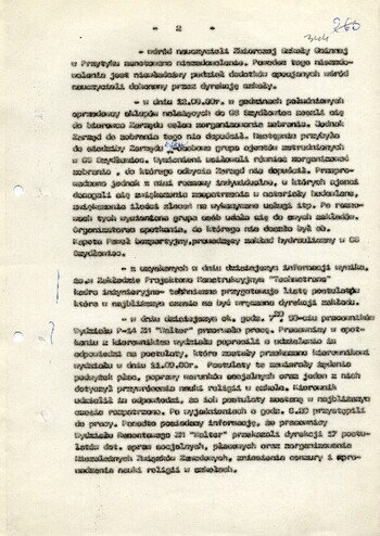 1980 wrzesień 13, Radom – Informacja dot. sytuacji polityczno-operacyjnej wśród załóg zakładów pracy oraz innych grup i środowisk społecznych na terenie woj. radomskiego. #2