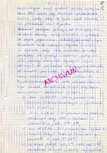 [1981], Radom – Ocena sytuacji operacyjno-politycznej oraz plan pracy w sprawie krypt. „Centrum” na MKZ NSZZ „Solidarność” w Kozienicach. #11