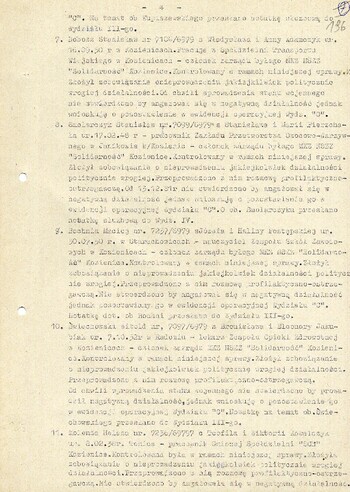 1983 luty 16, Radom – Analiza sprawy obiektowej krypt. „Centrum” na MKZ NSZZ „Solidarność” w Kozienicach. #3