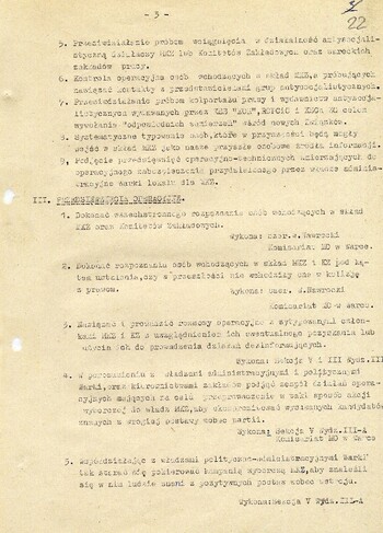 1980 grudzień 19, Radom – Plan czynności operacyjnych w sprawie obiektowej krypt. „Syndykat II” na TKZ NSZZ „Solidarność” w Warce. #3