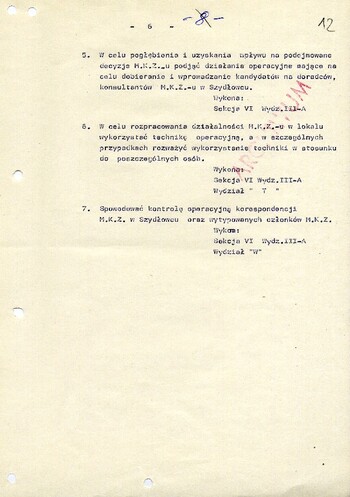[1980], Radom – Ocena sytuacji operacyjno-politycznej oraz plan pracy w sprawie obiektowej krypt. „Odnowa” założonej na MKZ NSZZ „Solidarność” w Szydłowcu. #5