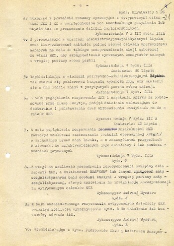 1980 grudzień 17, Radom – Plan czynności operacyjnych w sprawie obiektowej krypt. „Baza” założonej na MKZ NSZZ „Solidarność” w Lipsku. #3