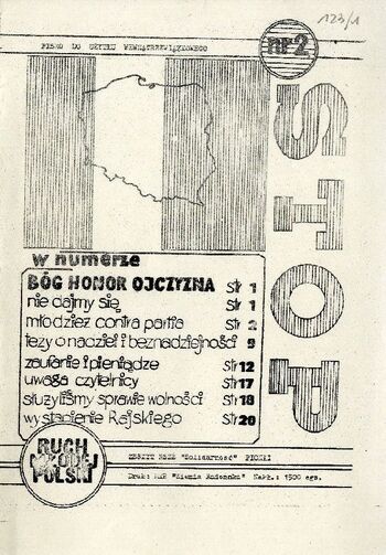 [1981], Pionki – Czasopismo: „Stop. Zeszyt NSZZ „Solidarność” Pionki”, nr 2.