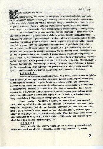 1981, Radom – Śpiewniczek pieśni patriotycznych, BHiL NSZZ „Solidarność”, Radom 1981. #9