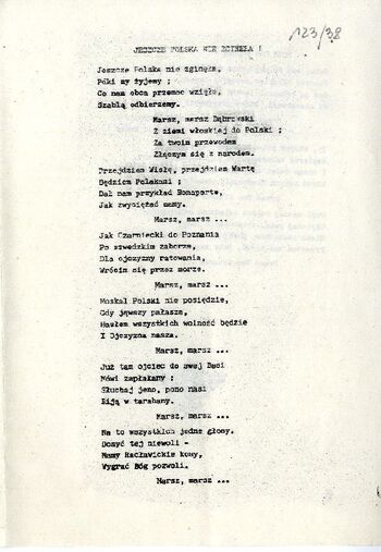 1981, Radom – Śpiewniczek pieśni patriotycznych, BHiL NSZZ „Solidarność”, Radom 1981. #11