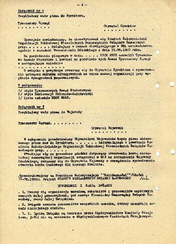 [1980] – Ulotka: Porady dla zakładających Zakładowe Organizacje Niezależnych Samorządnych Związków Zawodowych. #7