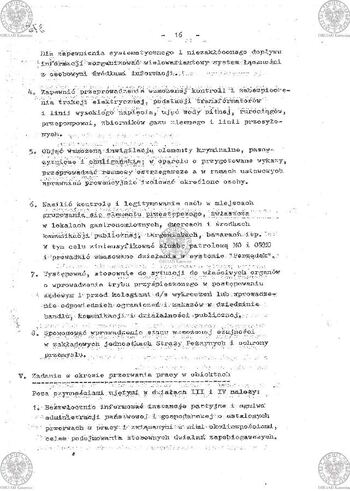 Plan Działania "Zespołu d/s zabezpieczenia ładu i porządku publicznego powołanego zarządzeniem Komendanta Wojewódzkiego MO w Katowicach Nr 035/80 z dnia 17.08.1980 r. w sprawie operacji 'LATO-80'" #3