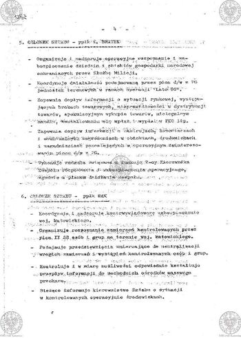 Plan Działania "Zespołu d/s zabezpieczenia ładu i porządku publicznego powołanego zarządzeniem Komendanta Wojewódzkiego MO w Katowicach Nr 035/80 z dnia 17.08.1980 r. w sprawie operacji 'LATO-80'" #11