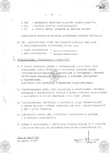 Plan Działania "Zespołu d/s zabezpieczenia ładu i porządku publicznego powołanego zarządzeniem Komendanta Wojewódzkiego MO w Katowicach Nr 035/80 z dnia 17.08.1980 r. w sprawie operacji 'LATO-80'" #37
