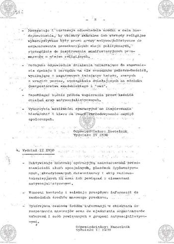 Plan Działania "Zespołu d/s zabezpieczenia ładu i porządku publicznego powołanego zarządzeniem Komendanta Wojewódzkiego MO w Katowicach Nr 035/80 z dnia 17.08.1980 r. w sprawie operacji 'LATO-80'" #46