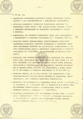 Tajna, odręcznie napisana „Notatka Urzędowa” #38