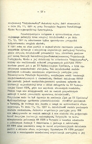 Kontrwywiadowcza charakterystyka województwa toruńskiego. /Fragment/ #2