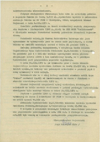 Notatka urzędowa z czynności sprawdzających ws. Edmunda Wojnowskiego. #2