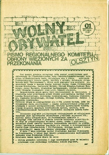 "Wolny Obywatel" z 22 maja 1981