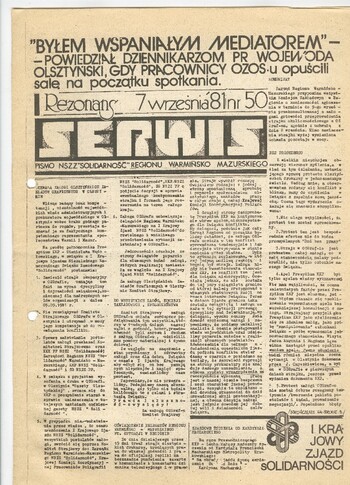 "Rezonans" z 7 IX 1981 r.